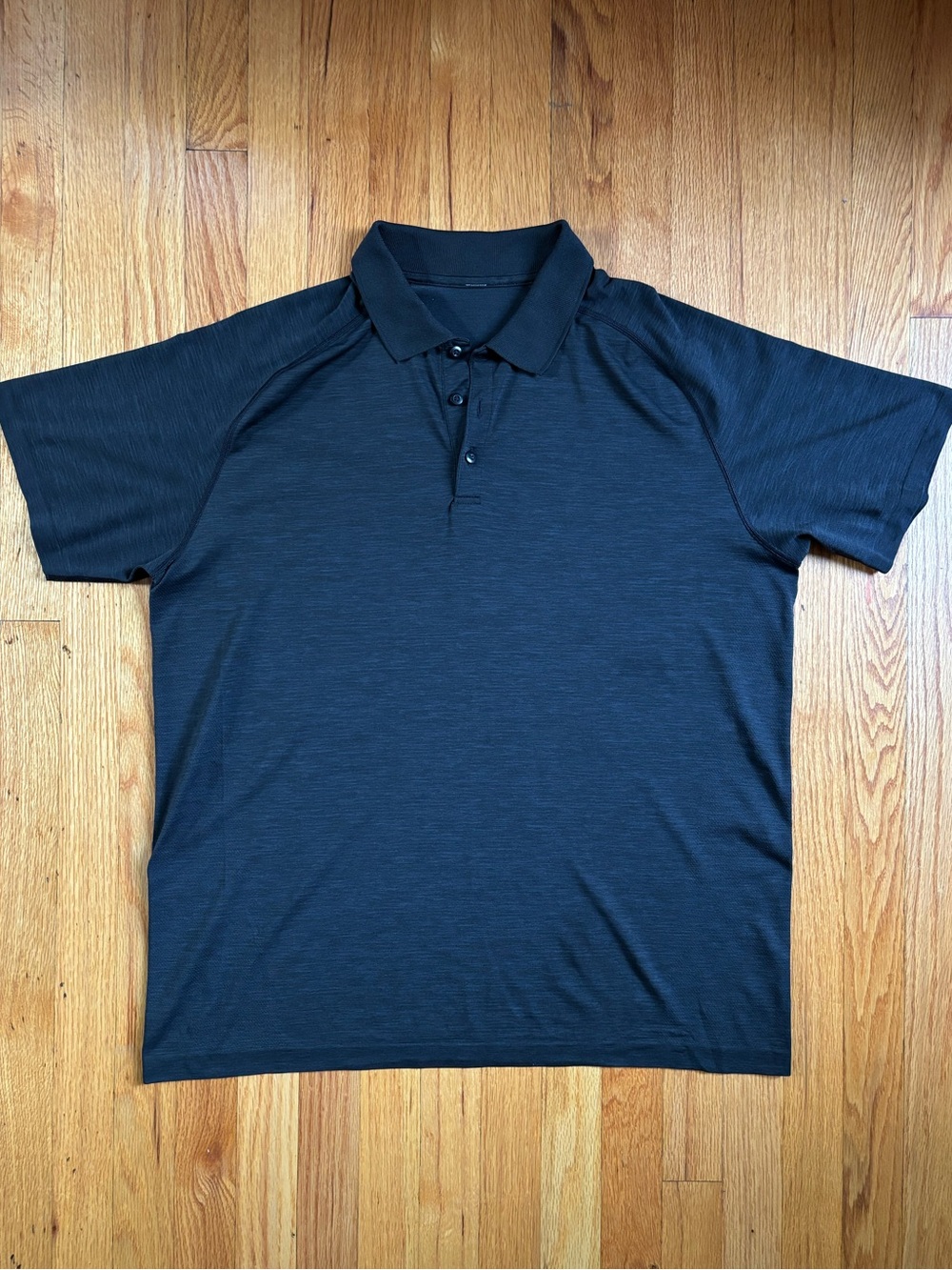 lululemon Metal Vent Men's Black Polo XXL